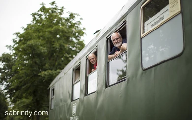 Blick aus dem Waggon