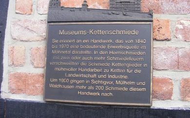 Kettenschmiede Sichtigvor Schild