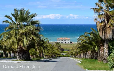 Blick auf Meer